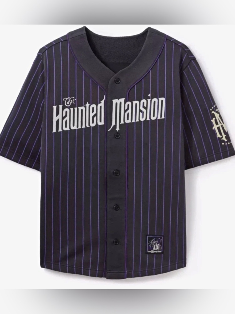 Disney Disneyland 999 Haunts Haunted Mansion Baseball Jersey XXL